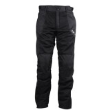 Pantaloni Moto PES de Vară, Textil Perforat, cu Protecții CE Level 2 Genunchi/Șold, Clasa AA, Negri