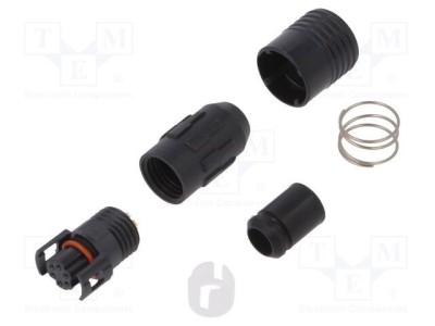 Conector circular HR30 push-pull 2A aurit lipire PIN 6 HIROSE foto