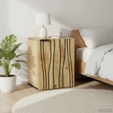 vidaXL Dulap pentru Chiuveta de Baie cu raft Maro 38 x 33,5 x 48 cm 4017956