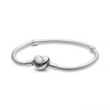 Brățară PANDORA cu inimă pentru femei - Argint 925 (590719-20) 20 cm