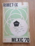 Rimet IX - Mexic &#039;70 Campionatele mondiale de fotbal - Gh. Derevencu, 1970