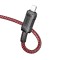 Cablu Hoco USB-A la Lightning 2.4A X94 1m Rosu - Incarcare Rapida si Stil Atragator pentru Dispozitivele Tale Apple