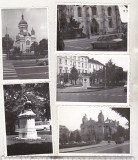 Bnk foto - Cluj Napoca 1976 - lot 5 fotografii, Alb-Negru, Romania de la 1950, Cladiri