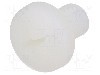Surub M10, poliamida, lungime 16mm, cap rotund, pas filet {{Pas filet}}, DREMEC - 8G206M10X16
