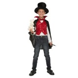 Cumpara ieftin Costum magician cu accesorii pentru copii 120-130 cm 5-7 ani