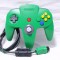 Controller Nintendo 64 N64 green verde - original