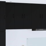 VidaXL Dulap suspendat de bucătărie cu raft Negru 60 x 31 x 80 cm 885046