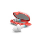 Dopuri de urechi antifonice reutilizabile pentru copii 3-12 ani, transparente, protectie zgomote SNR 25, previn patrunderea apei in ureche, ALPINE Plu