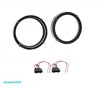 Inele Adaptor Difuzor 165mm + Conectori Seat Altea 5P &amp; XL (2004-2015) Usa Fata/Spate