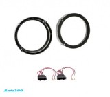 Inele Adaptor Difuzor 165mm + Conectori Seat Altea 5P &amp; XL (2004-2015) Usa Fata/Spate