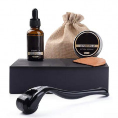 Kit complet pentru accelerare crestere barba si mustata, GMO, Rubeus Hagrid