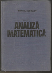 Marcel Rosculet-Analiza Matematica foto