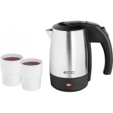Fierbator ECG RK 550 Travel, 1000 W, 0.5 L, Argintiu/Negru
