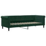 Cumpara ieftin Cadru de pat, verde inchis, 80x200 cm, catifea