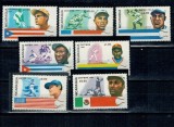 Nicaragua 1984 - Jucători de baseball, sport, serie neuzata
