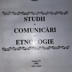 Studii si comunicari de etnologie 1995, Academia Romana Sibiu (folclor)