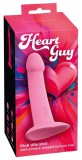 Vibrator Silicon Heart Guy Pink 19cm, Orion