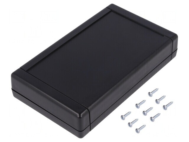 Carcasă universală TEKBOX ABS neagră 94x160x31mm