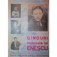 GANDURI INCHINATE LUI ENESCU