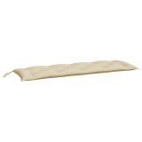 Cumpara ieftin Perna banca de gradina, bej, 150x50x7 cm, material oxford