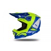 MBS Casca motocross/enduro Ufo Plast Echus, fibra de sticla, albastru/galben-fluo, 2XL, Cod Produs: HE169XXL