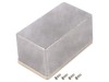 Carcasă Universală Aluminiu Natural 65x115x55mm