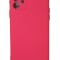 Huse silicon antisoc cu microfibra interior Iphone 11 Roz Neon