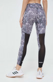 Adidas Performance leggins de alergare FastImpact Seasonal culoarea violet, modelator