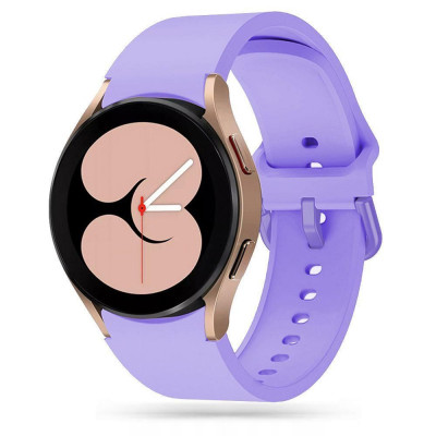 Curea Silicon Sport Compatibila cu Samsung Galaxy Watch 4,5,5 Pro,45 mm,46mm,44mm,42mm,40mm - Tech-Protect IconBand Violet foto