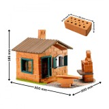 Set de construit din caramizi in miniatura - Casuta cu gratar
