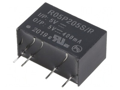 Convertor DC/DC 2W 5V 400mA SIP7 foto