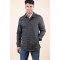 Palton Selected Zac bumbac Grey Checks Black