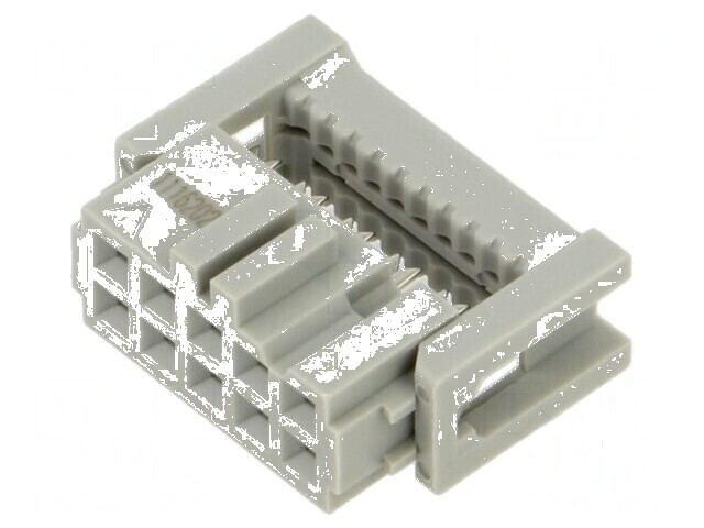 Conector IDC mufă mamă 10 PIN 1,27mm 2,5A pentru cablu-bandă