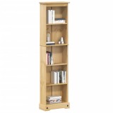 Biblioteca Gossi Corona, lemn masiv pin, 46x20x170 cm, maro/gri/negru/alb/stejar, Akord/Artool, 60/80cm lungime, PAL/metal/lemn/MDF