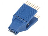 Clips de măsurare albastră 1,27mm aurit