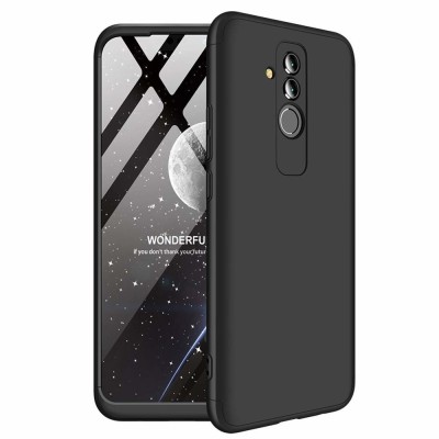 Husa 360&amp;deg; Matte Full Protection Gema Mixt pentru Huawei Mate 20 Lite (fata + spate ) , negru foto