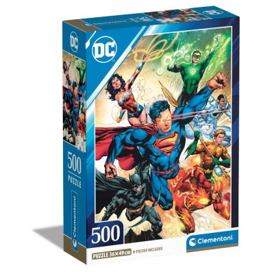 Puzzle Clementoni, DC Comics, 500 piese foto