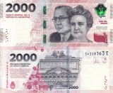 Bancnota Argentina 2000 Pesos, ND 2023, UNC, Necirculata