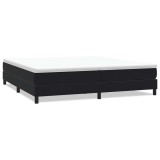 Cumpara ieftin Pat cu arcuri fara saltea negru 200x220 cm catifea