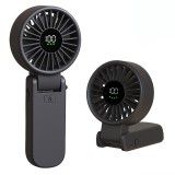 Ventilator de mana portabil premium Type-C Asteroid GSM A10, negru