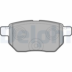 DELPHI LP2105 set placute frana disc