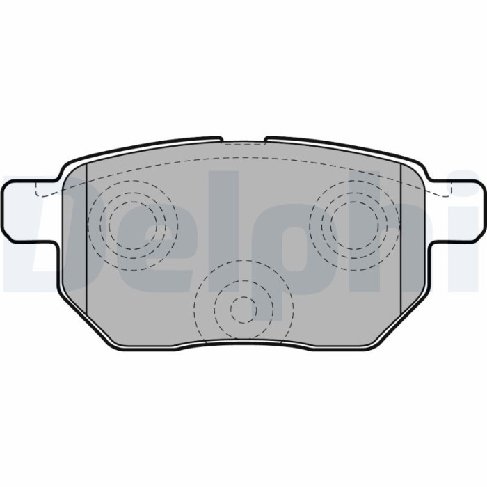 DELPHI LP2105 set placute frana,frana disc