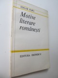 Motive literare romanesti - Edgar Papu