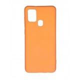 Husa Silicon Matt Premium Orange pentru Samsung Galaxy A21s (A217)