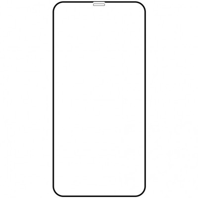 Folie de protectie Ecran OEM pentru Apple iPhone 12 Pro Max, Sticla Securizata, Full Glue, 21D, Neagra foto