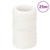 Frânghie Barcă Polipropilenă vidaXL 2mm x 25m Albă - Rezistentă UV, Uz General, Navigație, Camping, Pescuit