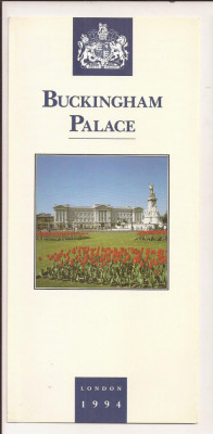 Anglia - Pliant turistic - Buckingham Palace - Windsor Castle, anii 90 foto