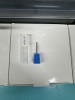 Duză de diamant pentru cuticulă, flacără, br&acirc;u albastru 257 / 015B
