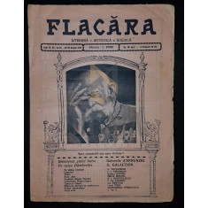 BANU C. (Director), FLACARA (Literara, Artistica si Sociala), Anul III, Numerele 44-45, 1914, Bucuresti