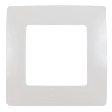 Rama Legrand Niloe 397868, 1 post, alb, pentru priza / intrerupator